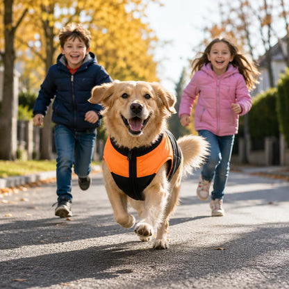 Wasserdichte Hundewinterjacke mit Reißverschluss für Hunde