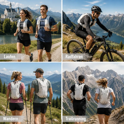 Leichte Laufweste mit Trinkblasenfach für Running & Trailrun