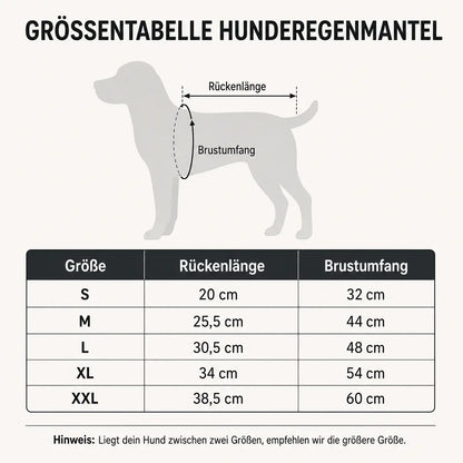 Hunderegenmantel wasserdicht | Regenanzug für kleine & mittlere Hunde