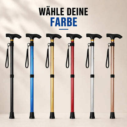Faltbarer wanderstocke aus Aluminium – Höhenverstellbar & Rutschfest