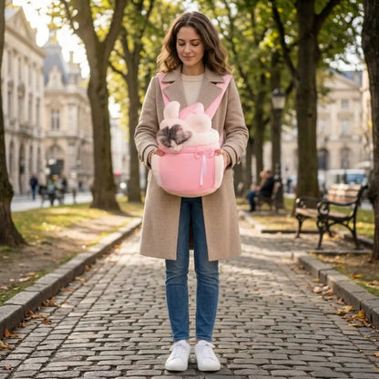 Sac de transport pour chat à dos | Sac de transport chaud pour chat