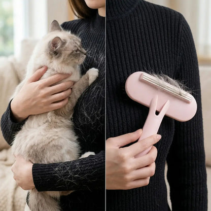 2-in-1 Pet Hair Remover Brush | Lint Brush for Clothing