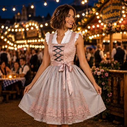 Dirndl Damen Kleid | Elegante Tracht für Oktoberfest & Feste