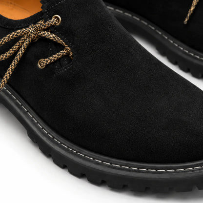 Haferlschuhe Herren Grau aus Nubukleder | Schuhe fürs Oktoberfest