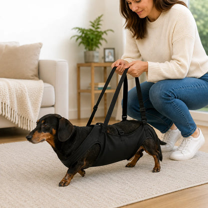 Hundetragehilfe bei Rückenproblemen | Hebegurt für kleine & mittlere Hunde