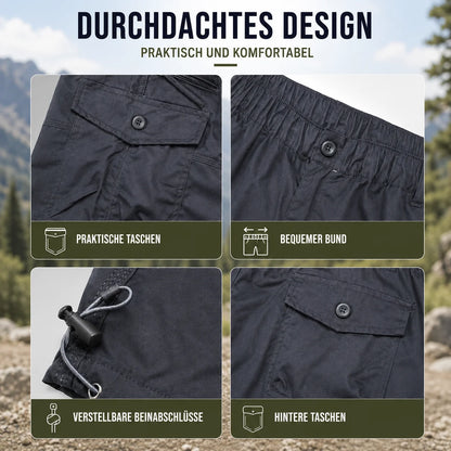 Herren Cargo Shorts aus Baumwolle | Atmungsaktiv für Outdoor & Freizeit