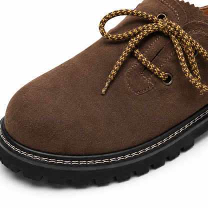 Haferlschuhe Herren Grau aus Nubukleder | Schuhe fürs Oktoberfest