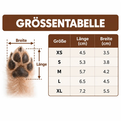 Hundeschuhe für kleine Hunde | Rutschfeste Pfotenschuhe 4er-Set