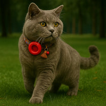 GPS Collar Cover for Cats | With Bell & Holder for Tracker