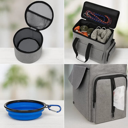 Katzenrucksack für Reisen & Ausflüge | wasserfest und praktisch