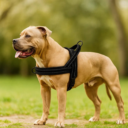 Reflektierendes Hundegeschirr | gepolstert & verstellbar, Anti-Zug