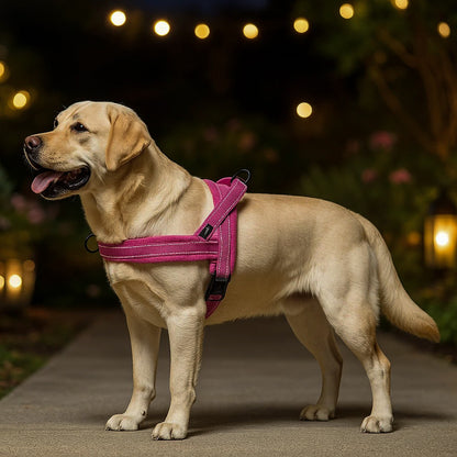Reflektierendes Hundegeschirr | gepolstert & verstellbar, Anti-Zug