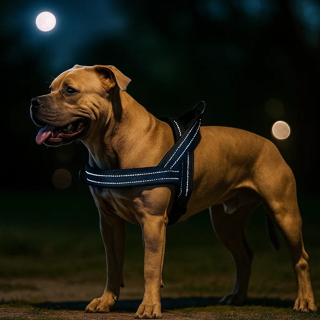 Reflektierendes Hundegeschirr | gepolstert & verstellbar, Anti-Zug