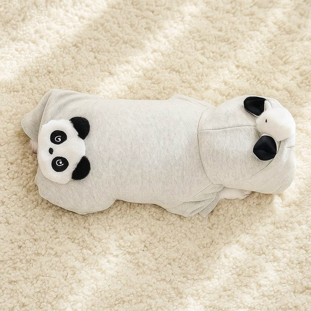 Hundemantel Panda Jumpsuit | Warm & Süß für Kalte Tage