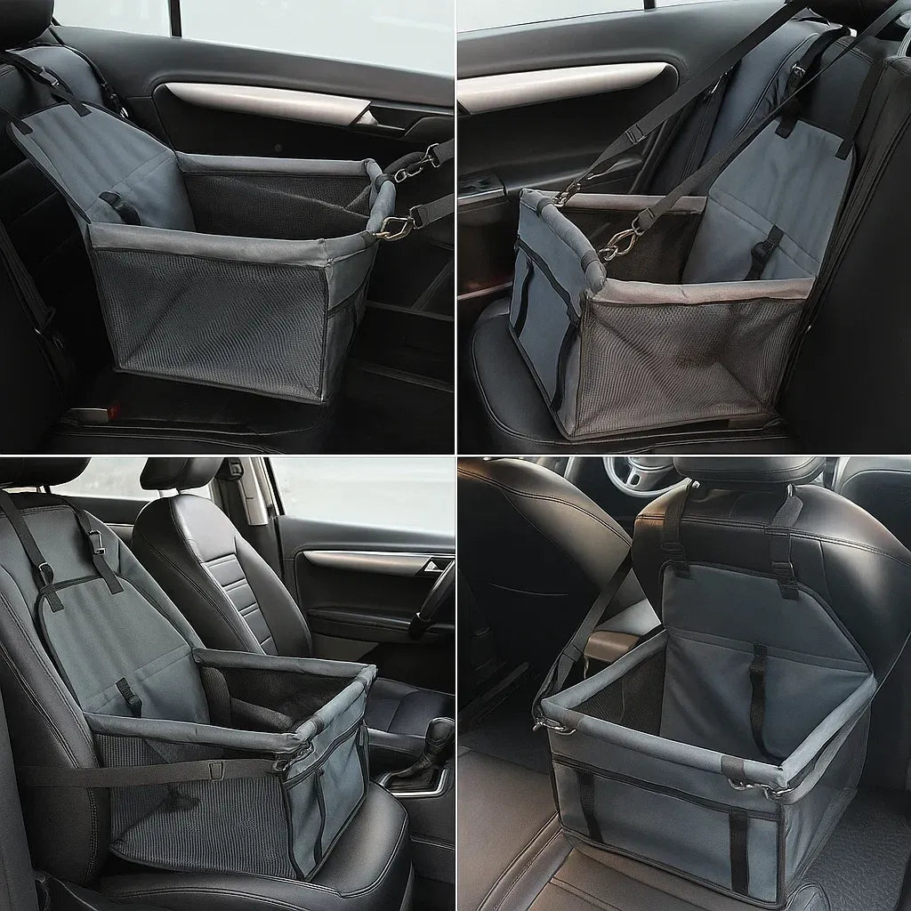 Hunde Autositz Erhöht | Sicherer & Bequemer Reisesitz für Kleine Hunde