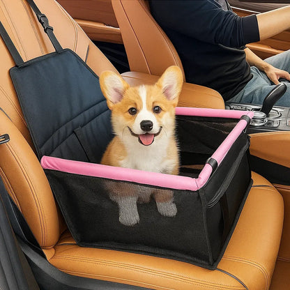 Hunde Autositz Erhöht | Sicherer & Bequemer Reisesitz für Kleine Hunde