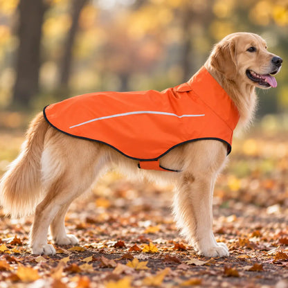 Wasserdichter Hunderegenmantel | Reflektierender Hundemantel
