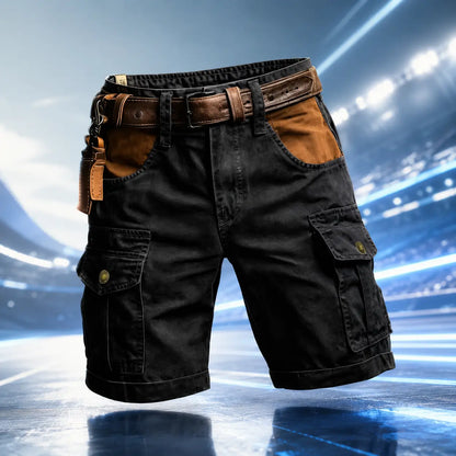 Arbeitsshorts Herren Cargo Shorts Baumwolle Sommer Freizeit & Outdoor