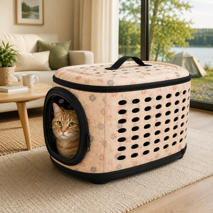 Transporttasche für Katzen & Kleine Hunde | Faltbar & Stabil