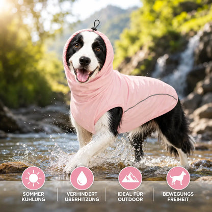 Hundekühlweste mit UV-Schutz UPF 50+ | Atmungsaktiver Kühlmantel für Hunde & Katzen