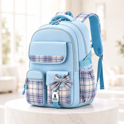 Mädchen Schulrucksack Wasserdicht | Leichter mit Fächern