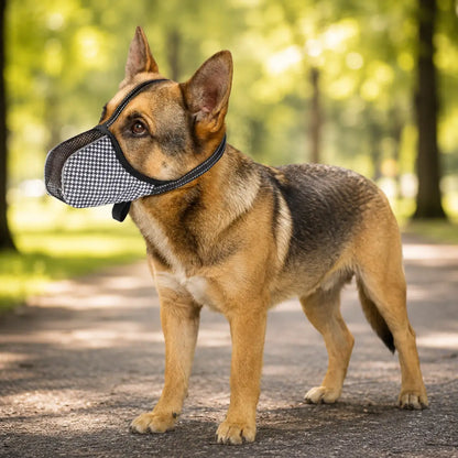 Maulkorb Hund für kleine & große Hunde | Atmungsaktives Mesh