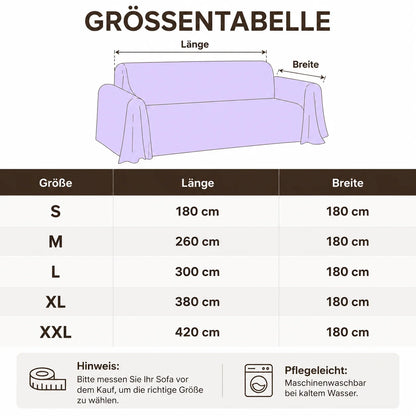 Sofaschutzdecke für Hunde | Warme Chenille-Decke für den Winter