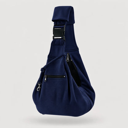 Hundetragetasche | Gepolsterte Schultertasche für Winter & Reisen