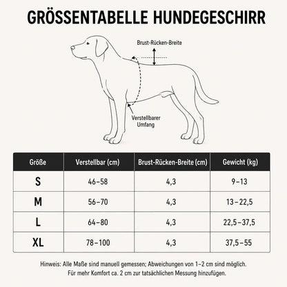 Anti-Zieh Hundegeschirr | Verstellbar, gepolstert & reflektierend