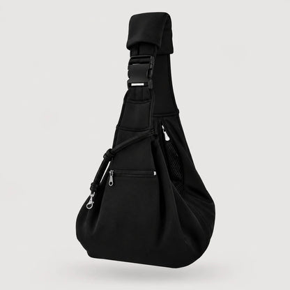 Hundetragetasche | Gepolsterte Schultertasche für Winter & Reisen