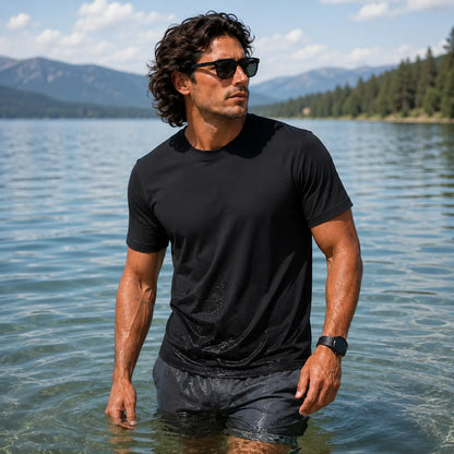 Herren UV-Schutz T-Shirt UPF 50+ | Atmungsaktiv & Schnelltrocknend