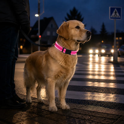 Reflektierendes Hundehalsband | Gepolstert, Verstellbar & Robust