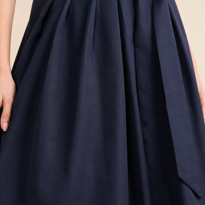 Dirndl Damen Blau | Midi Dirndl mit Ornamentmuster fürs Oktoberfest