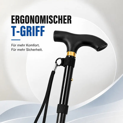 Faltbarer wanderstocke aus Aluminium – Höhenverstellbar & Rutschfest