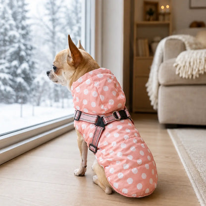 Hundemantel wasserdicht | Jacke mit integriertem Geschirr