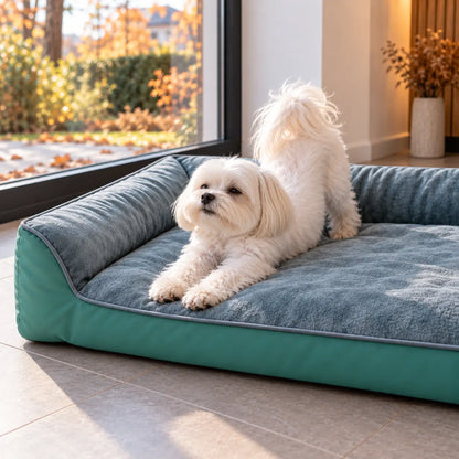 Kratzfestes Hundebett mit Matratze | Wasserabweisend