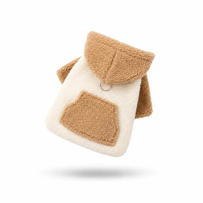 Hundemantel Winter | Warmer Fleece-Mantel für kleine & mittlere Hunde