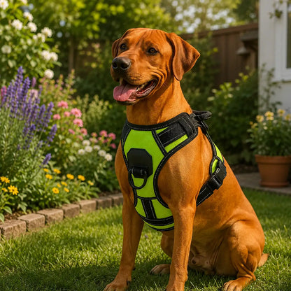 Hundegeschirr No Pull mit Griff | Verstellbar, Reflektierend & Bequem