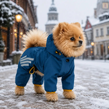Hunderegenmantel wasserdicht | Regenanzug für kleine & mittlere Hunde