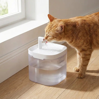 Cat Drinking Fountain 1.5L | Quiet & 2 Modes USB