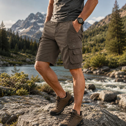 Herren Cargo Shorts aus Baumwolle | Robuste Outdoor & Freizeitshorts