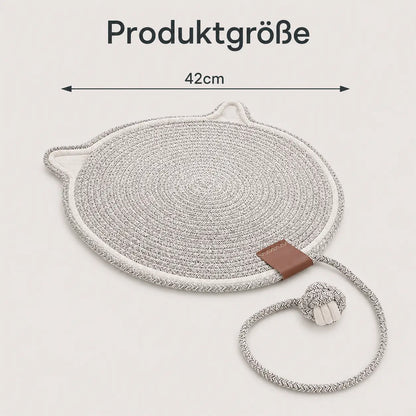 Sisal Kratzmatte für Katzen | Doppelseitig & langlebig Katzenspielzeug