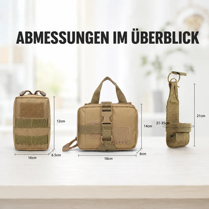 Hundegeschirr Taschen MOLLE Set | Taktische Hundetasche Outdoor
