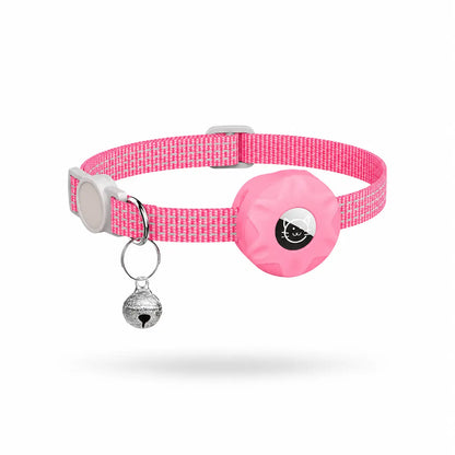 Katzenhalsband mit AirTag-Halter | Reflektierend & verstellbar