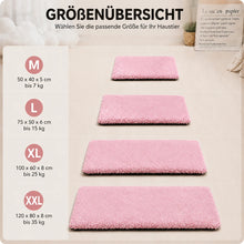 Hundebett mit Plüsch | Waschbare Schlafmatte für Hunde & Katzen