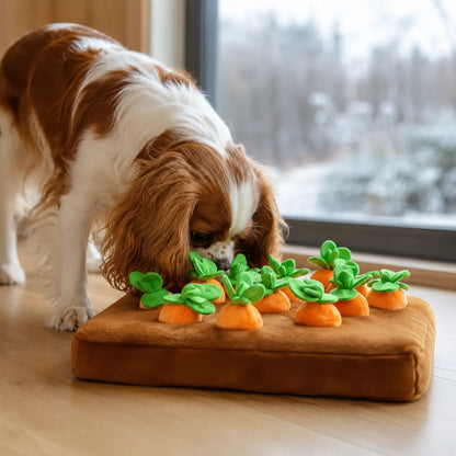 Hundespielzeug Schnüffelteppich | Intelligenzspielzeug mit Karotten