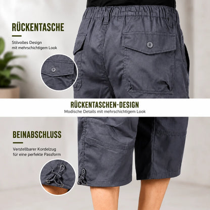 Herren Cargo Shorts aus Baumwolle | Atmungsaktiv für Outdoor & Freizeit