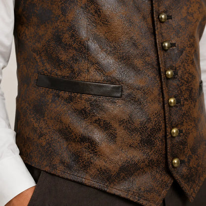 Trachtenweste Herren mit Muster | Elegante Weste für Oktoberfest