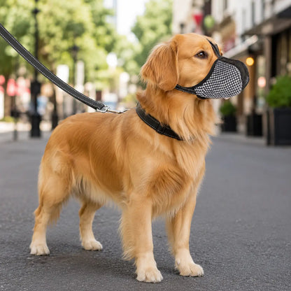 Maulkorb Hund für kleine & große Hunde | Atmungsaktives Mesh