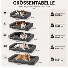 Orthopädisches Hundebett mit Memory Foam | Waschbar & Rutschfest